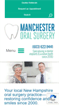 Mobile Screenshot of manchesteroralsurgery.com